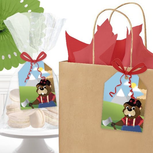 Birthday Direct's Little Beaver Party Favor Tags